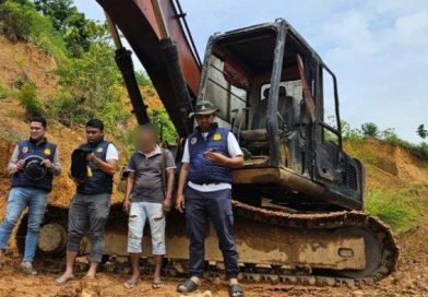 Ditreskrimsus Polda Aceh Amankan Satu Unit Ekskavator di Lokasi Tambang Ilegal di Aceh Selatan